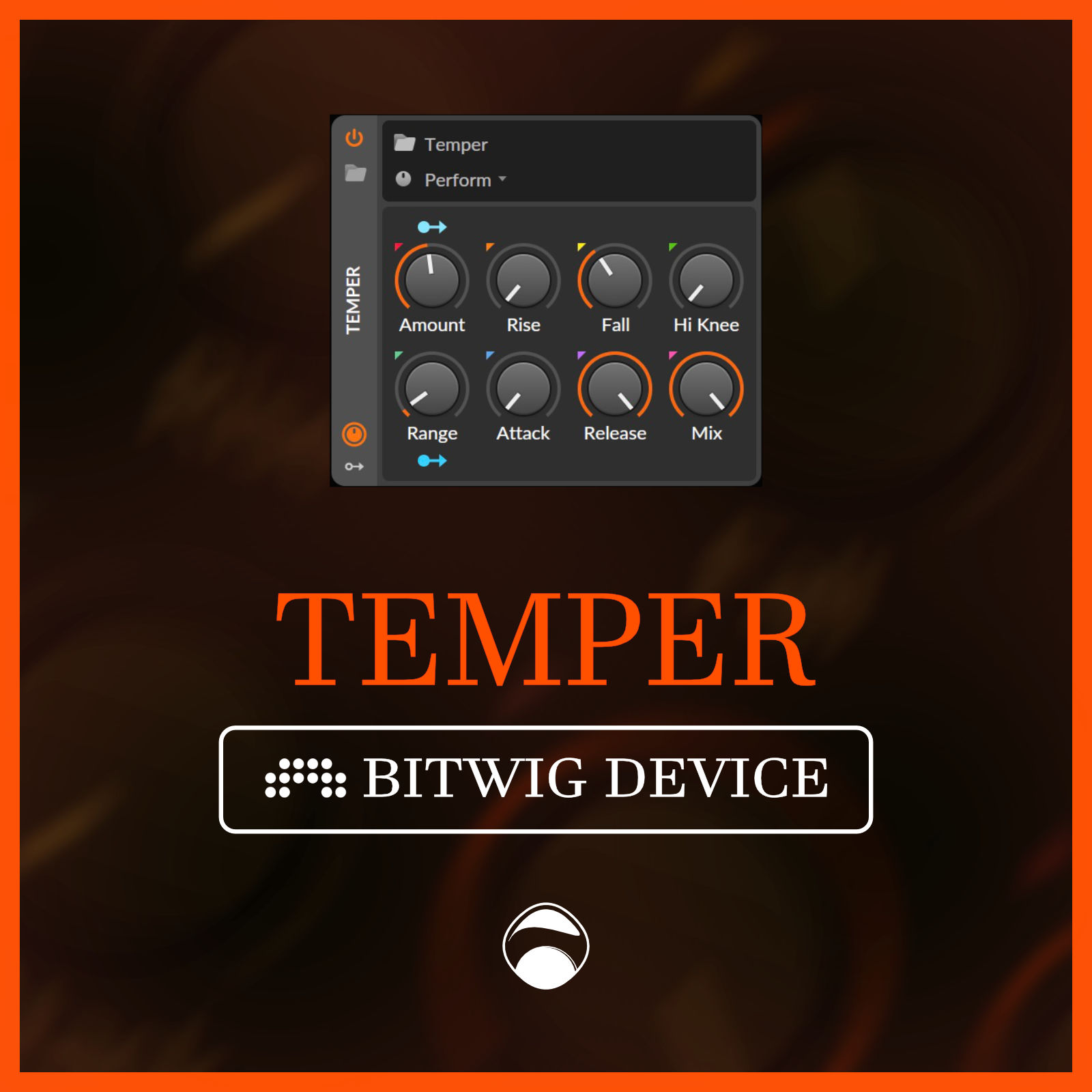 Cover art for the Temper Bitwig device