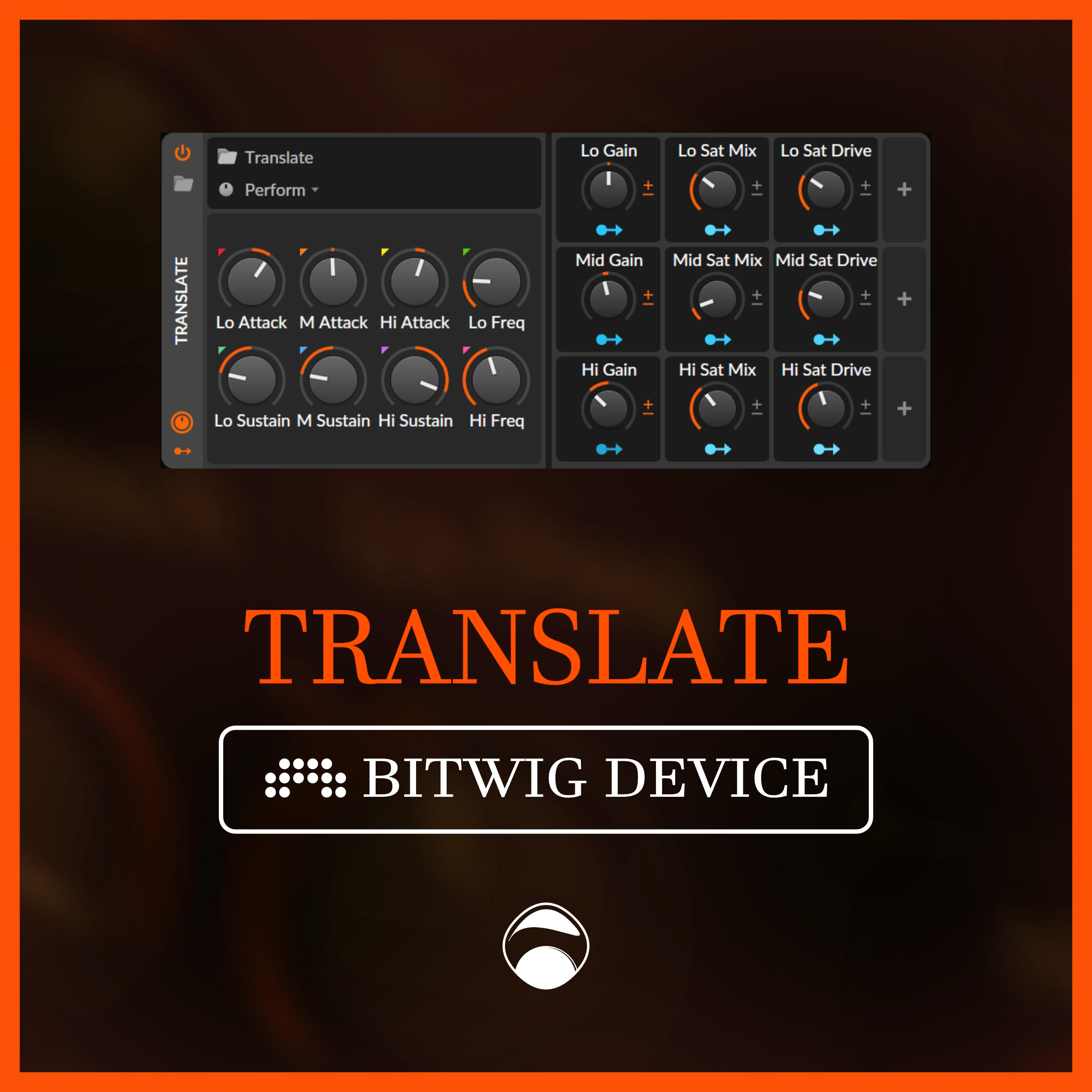 Cover art for the Translate Bitwig device